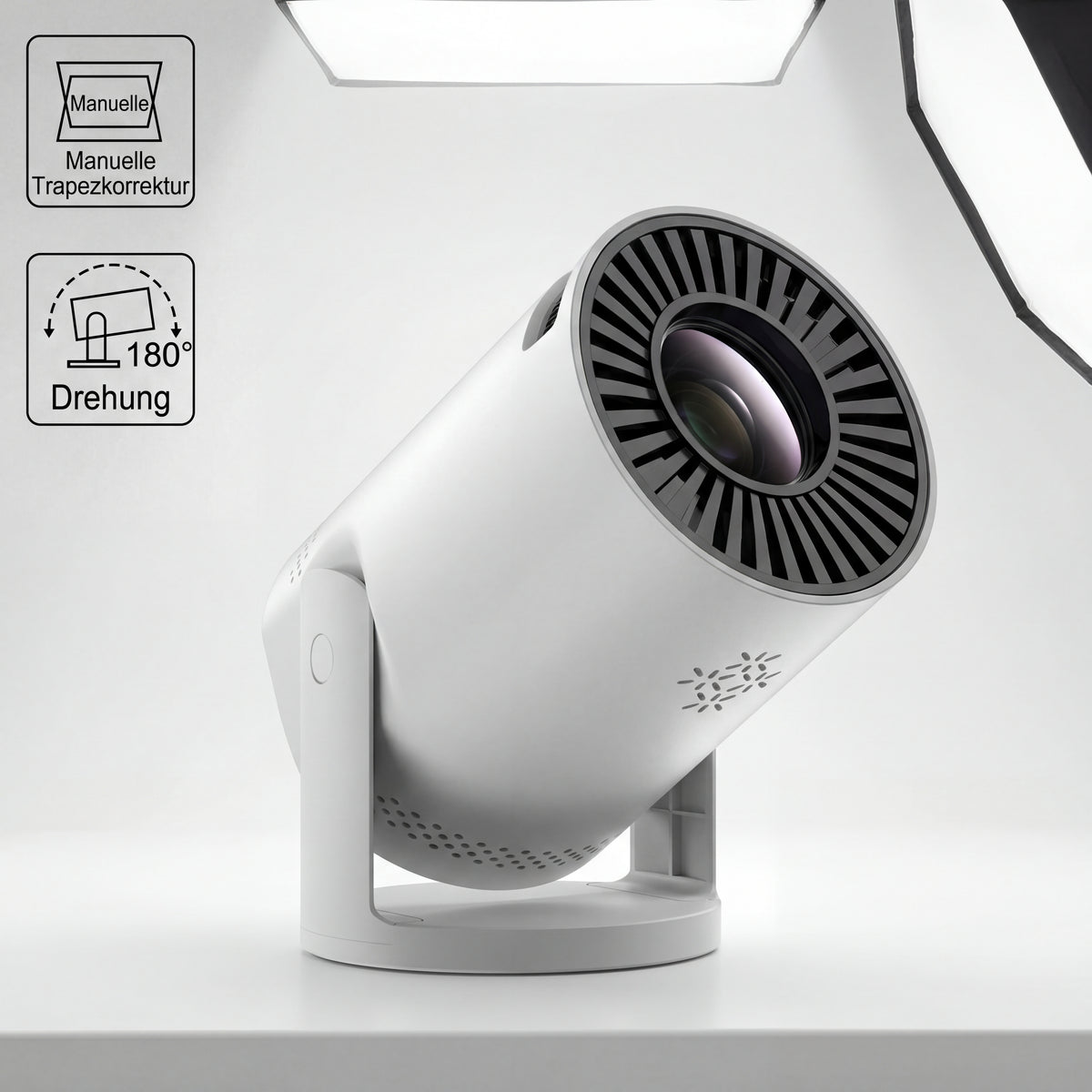 Portable Wired Mini Projector Support 1080P 40 ANSI Lumens for LED Projector Cell Mobile Phone Video  HDMI USB