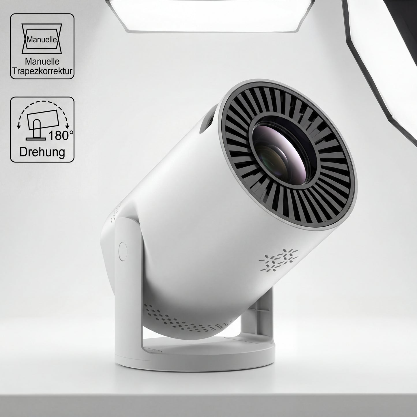 Portable Wired Mini Projector Support 1080P 40 ANSI Lumens for LED Projector Cell Mobile Phone Video  HDMI USB