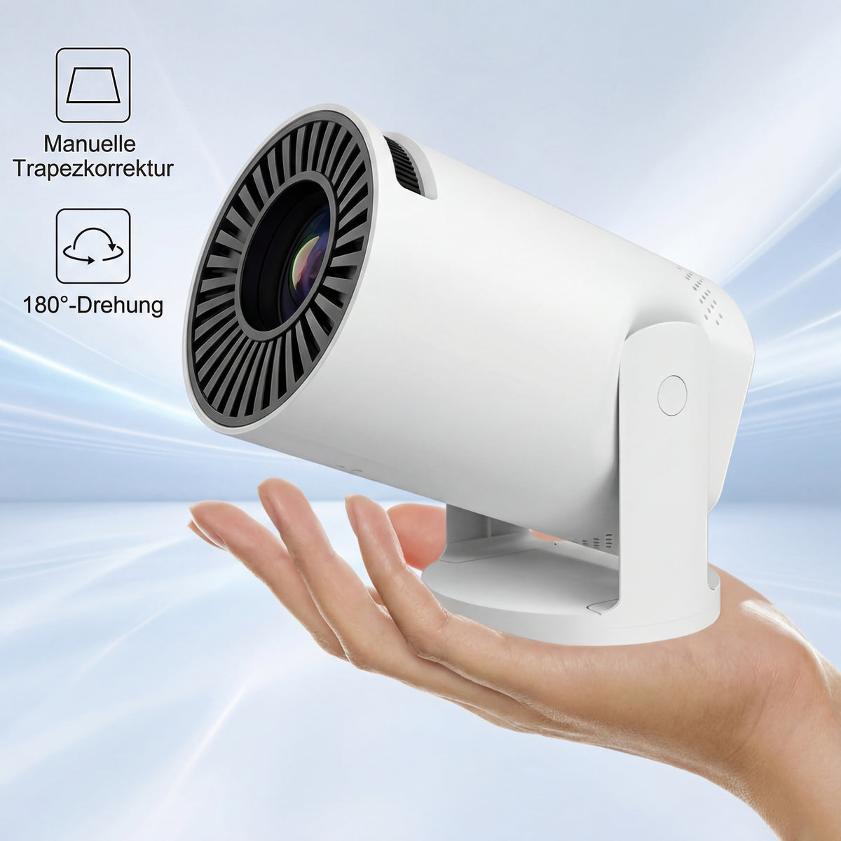 Portable Wired Mini Projector Support 1080P 40 ANSI Lumens for LED Projector Cell Mobile Phone Video  HDMI USB